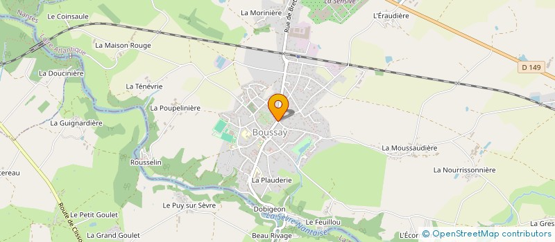 localisation de l'entreprise SCI GERLAUR  BOUSSAY