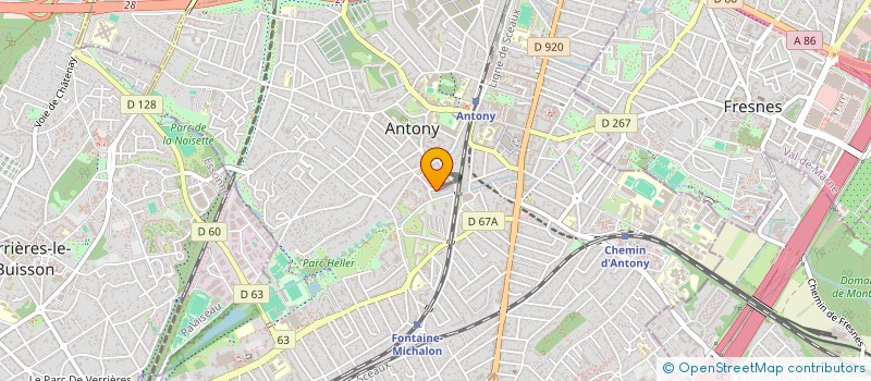 localisation de l'entreprise SCI GERLINE à ANTONY