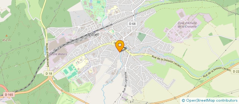 localisation de l'entreprise SCI GERLOR  VITTEL