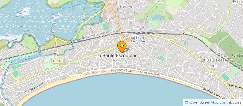 localisation de l'entreprise SCI GERMA  LA BAULE-ESCOUBLAC