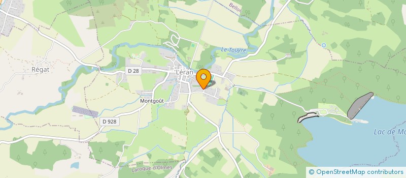 localisation de l'entreprise SCI GERMA IMMO à LERAN