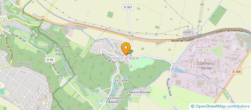 localisation de l'entreprise SCI GERMAIN  VILLIERS-LE-BACLE