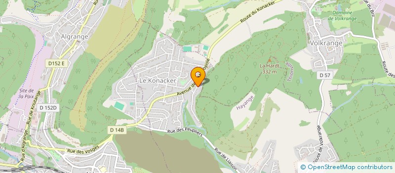 localisation de l'entreprise SCI GERMAIN  HAYANGE