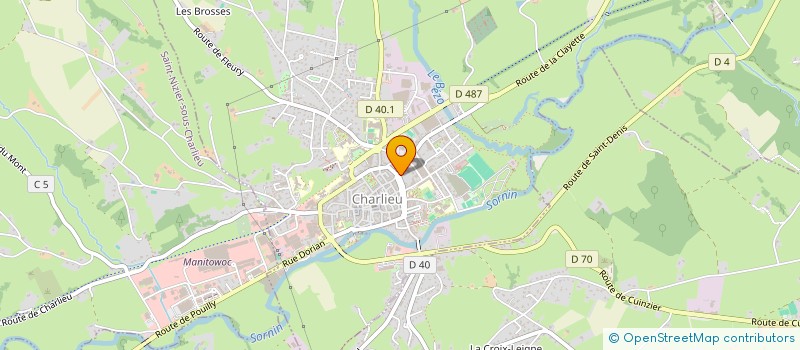 localisation de l'entreprise SCI GERMAIN D AILLEUX  SAINT-DENIS-DE-CABANNE