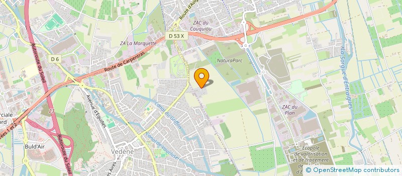 localisation de l'entreprise SCI GERMAIN TONG  ENTRAIGUES-SUR-LA-SORGUE