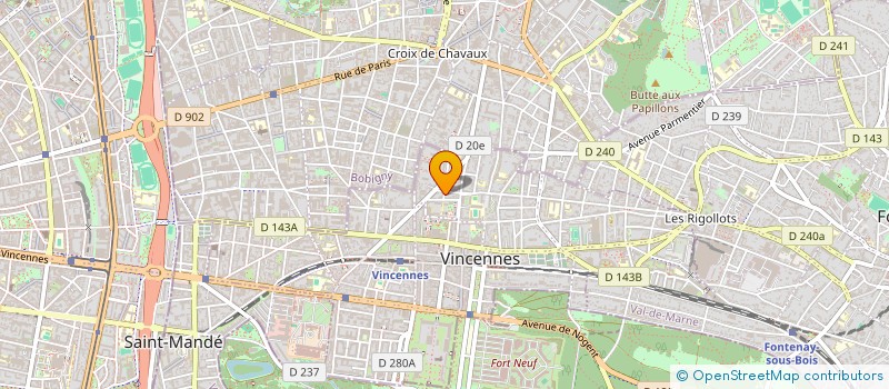 localisation de l'entreprise SCI GERMAINE à VINCENNES