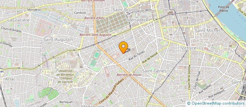 localisation de l'entreprise SCI GERMAINE  BORDEAUX