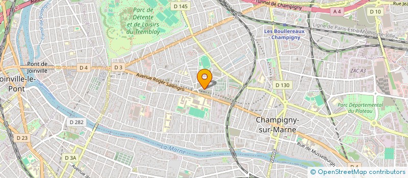 localisation de l'entreprise SCI GERMANI 2  CHAMPIGNY-SUR-MARNE