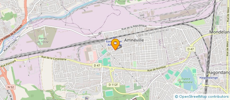 localisation de l'entreprise SCI GERMANO  AMNEVILLE