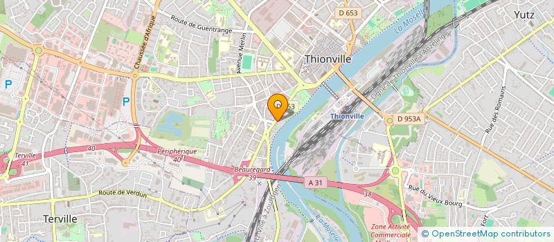 localisation de l'entreprise SCI GERMANOR à THIONVILLE
