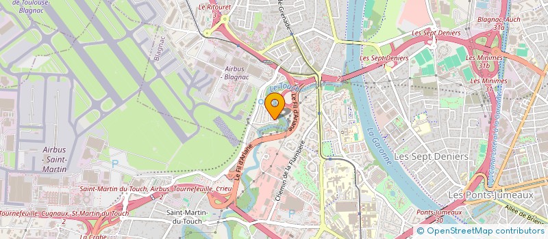 localisation de l'entreprise SCI GERMES à BLAGNAC