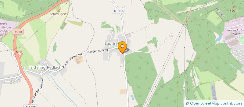 localisation de l'entreprise SCI GERMILLE  LAUDREFANG