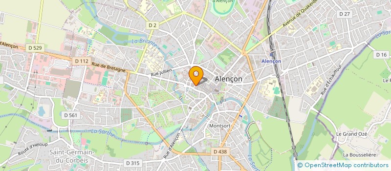 localisation de l'entreprise SCI GERMINALE à ALENCON