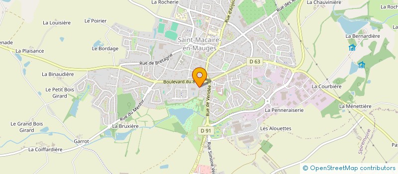 localisation de l'entreprise SCI GERMINOISE à SEVREMOINE