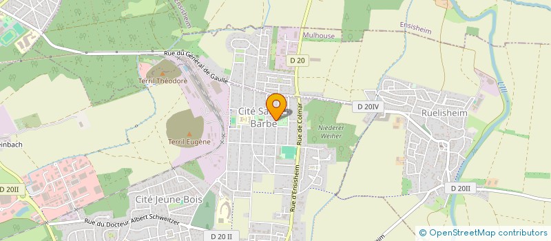 localisation de l'entreprise SCI GERMOINE  WITTENHEIM