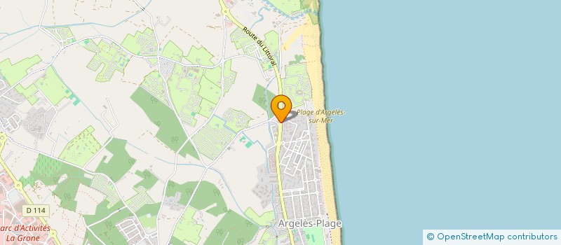 localisation de l'entreprise SCI GERO à ARGELES-SUR-MER