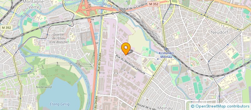 localisation de l'entreprise SCI GERO  STRASBOURG