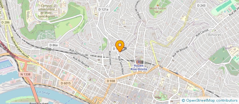 localisation de l'entreprise SCI  GERO  ROUEN