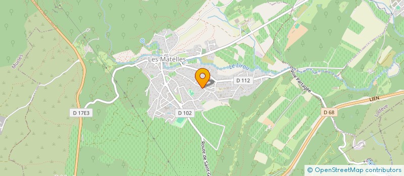 localisation de l'entreprise SCI GERO  LES MATELLES