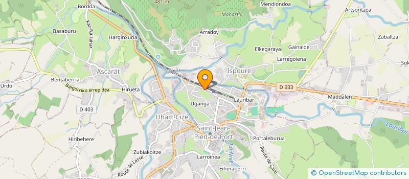 localisation de l'entreprise SCI GEROA  SAINT-JEAN-PIED-DE-PORT