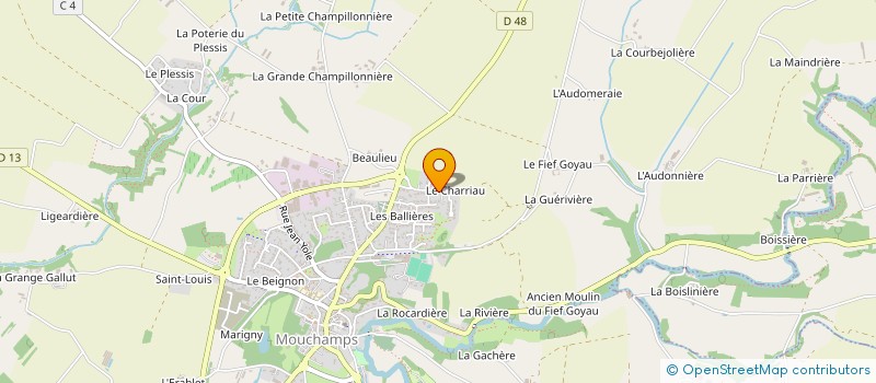 localisation de l'entreprise SCI GEROLI  MOUCHAMPS