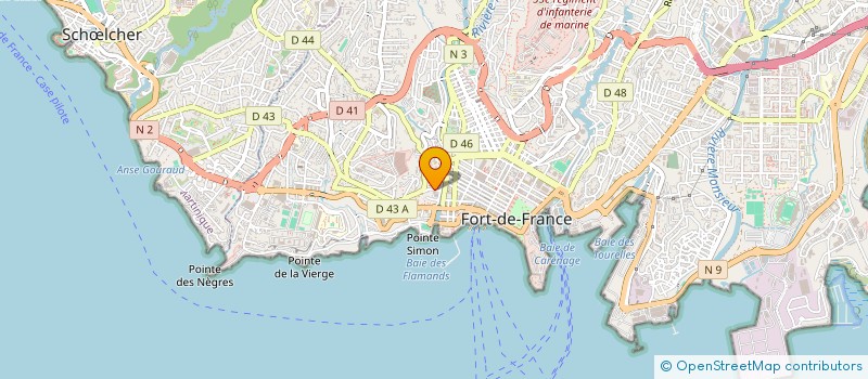 localisation de l'entreprise SCI GEROMA à FORT DE FRANCE