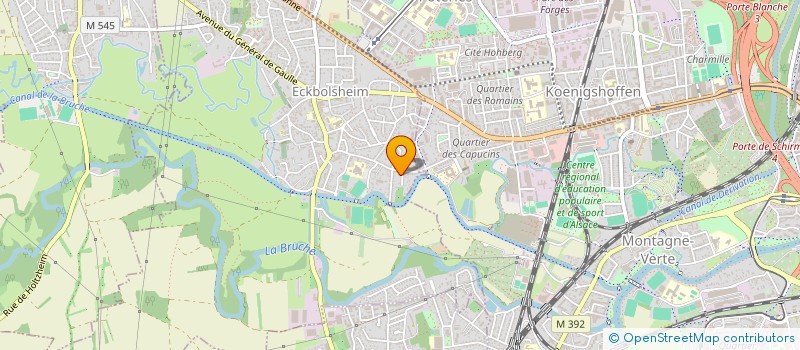 localisation de l'entreprise SCI GEROMANN  ECKBOLSHEIM