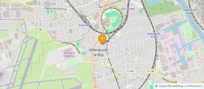 localisation de l'entreprise SCI GEROME  VILLENEUVE-LE-ROI