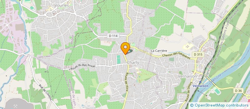 localisation de l'entreprise SCI GERON IMMO  CHARLY