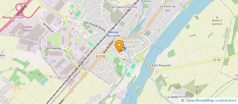localisation de l'entreprise SCI GERONDEAU  MEUNG-SUR-LOIRE
