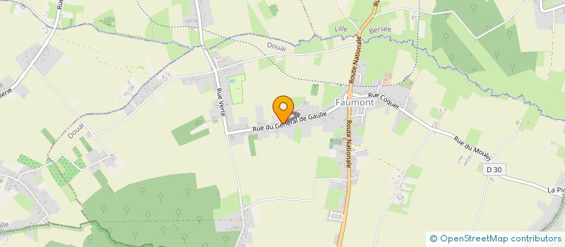 localisation de l'entreprise SCI GERONIMI 59  FAUMONT