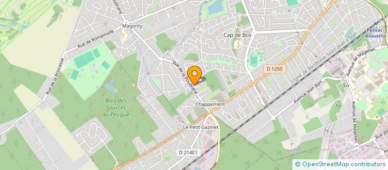 localisation de l'entreprise SCI GERONIMMO PATRIMOINE  PESSAC