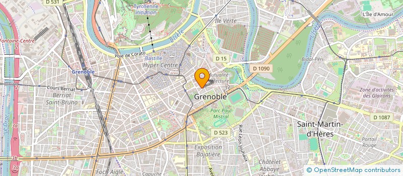localisation de l'entreprise SCI GERONIMO  GRENOBLE