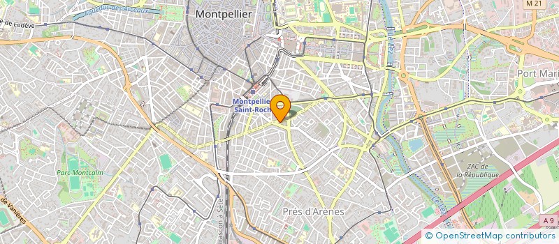 localisation de l'entreprise SCI GERONIMO à MONTPELLIER