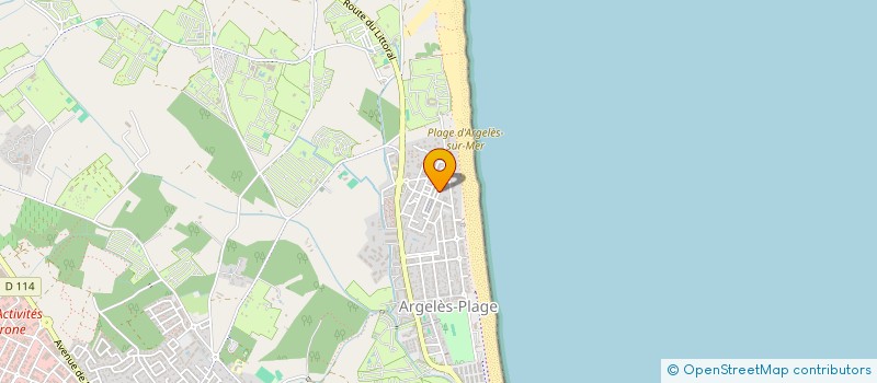 localisation de l'entreprise SCI  GERONIMO  ARGELES-SUR-MER