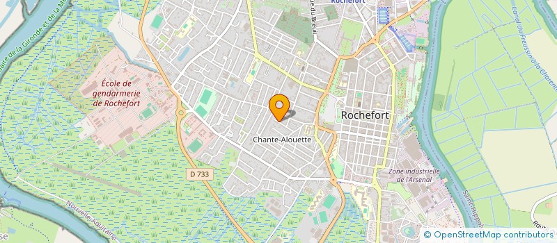 localisation de l'entreprise SCI GERONIMO  ROCHEFORT