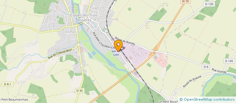 localisation de l'entreprise SCI GEROSA à CLOYES-LES-TROIS-RIVIERES