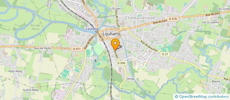 localisation de l'entreprise SCI GEROTAL à LOUHANS