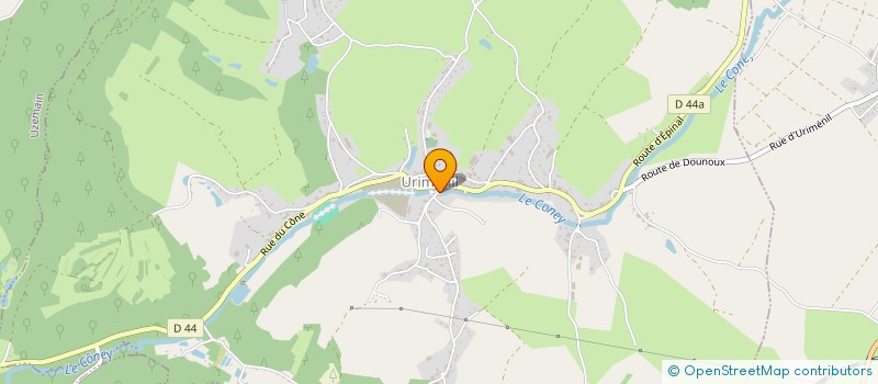 localisation de l'entreprise SCI GERPAUNACY  URIMENIL