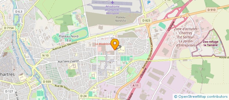 localisation de l'entreprise SCI GERPHI à CHARTRES