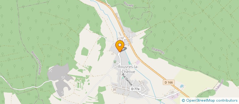 localisation de l'entreprise SCI GERRIC  ROUVRES-LA-CHETIVE