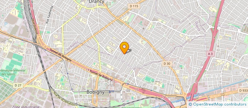 localisation de l'entreprise SCI GERRY à DRANCY