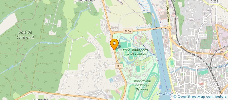 localisation de l'entreprise SCI GERS  BELLERIVE-SUR-ALLIER