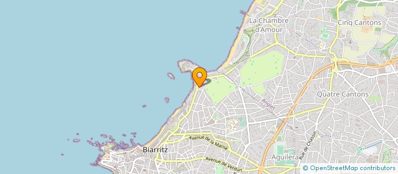 localisation de l'entreprise SCI GERS OCEAN à BIARRITZ