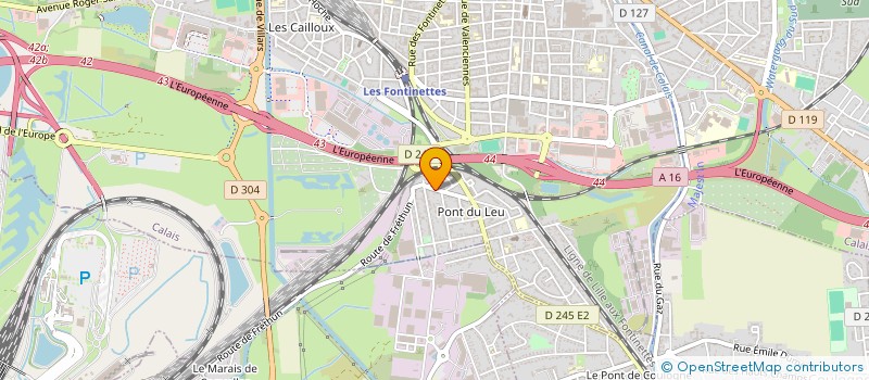 localisation de l'entreprise SCI GERSCH  CALAIS