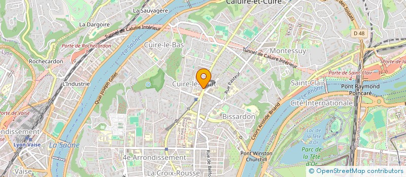 localisation de l'entreprise SCI GERSON  CALUIRE-ET-CUIRE