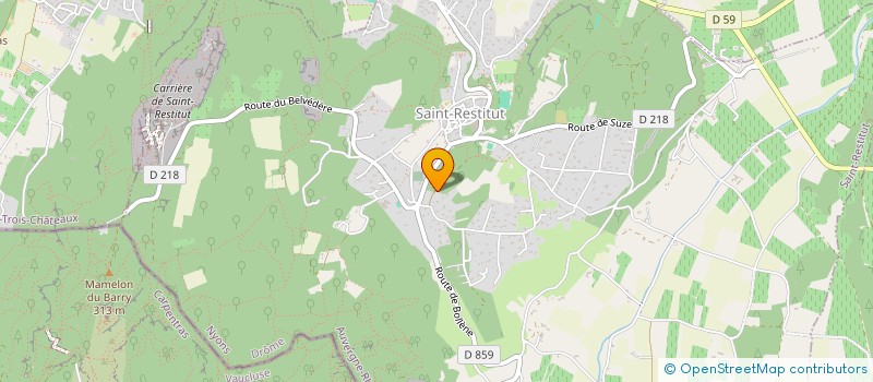 localisation de l'entreprise SCI GERUS PIERRE & CO  SAINT-RESTITUT