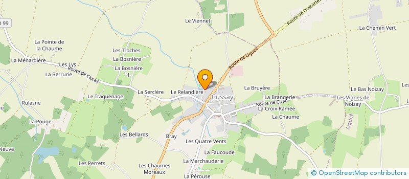 localisation de l'entreprise SCI GERVAIS  CUSSAY