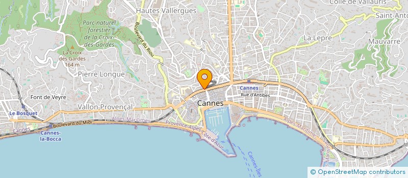 localisation de l'entreprise SCI GERVAIS à CANNES