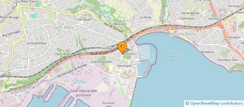 localisation de l'entreprise SCI GERVAIS  BREST